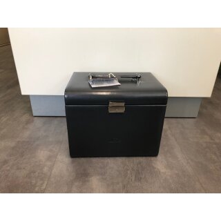 Schmuckkoffer Windrose Merino Moda Anthrazit