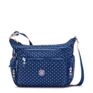 Kipling GABBIE S Umhängetasche soft dot blue