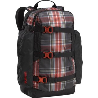 Burton Day Hiker Rucksack in "black plaid"