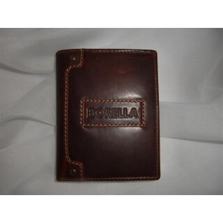 Borella Forrest Country Echtleder-Börse in "tabak"