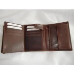 Borella Forrest Country Echtleder-Börse in "tabak"