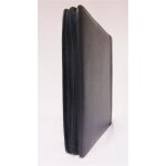 Echtleder Schreibmappe schwarz