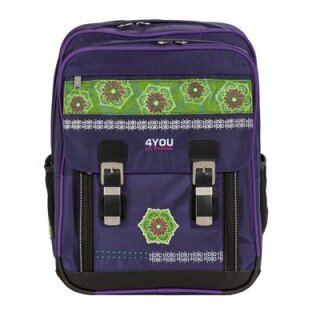 4You Classic Plus Schulrucksack in Ethno