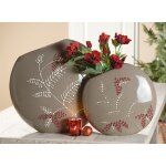 modische flache Vase groß