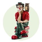 Gilde Clown " Der Denker" limitierte...