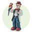 Gilde Clown "Zwei bunte Vögel" limitierte Jahresfigur von 2015