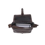 Leonhard Heyden Umhängetasche Messenger Bag braun