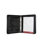 Samsonite STATIONERY SIDAHO Schreibmappe A4 Black mit Griffe