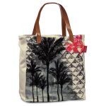 Fabrizio Strandtasche- Badetasche Shopper Tasche Palme...